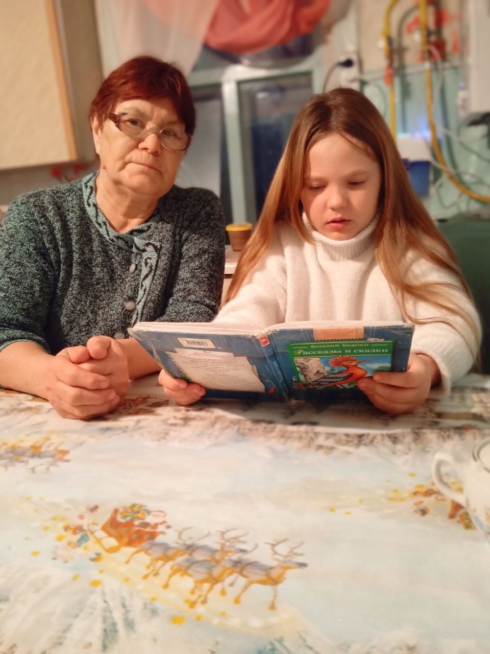 Вечернее чтение.