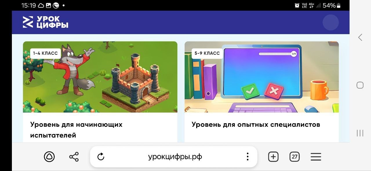 Урок цифра.