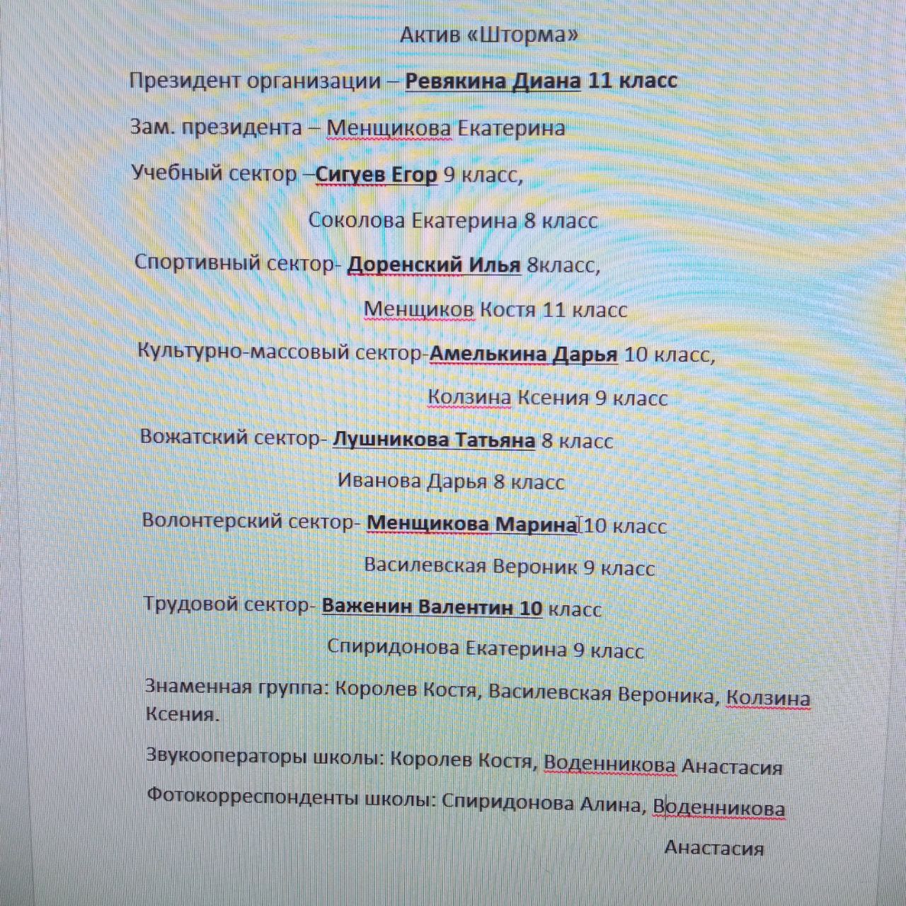 Выбор актива &amp;quot;ШТОРМа&amp;quot;.