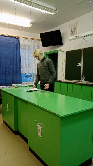 Профориентационная встреча с выпускником школы.